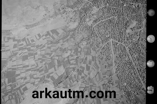 نقشه و عکس هوایی سال 1370 و 1372